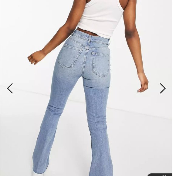 ASOS Denim - ASOS Design High Waisted Bootcut Flared Jeans